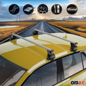 Toyota Prius Roof Rack Cross Bars - Omac - Omega G - Gray - '19-'22